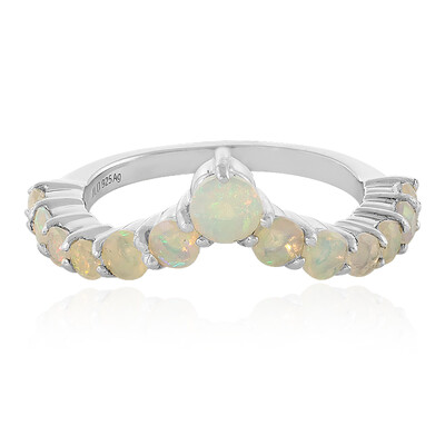 Anello in argento con Opale di Welo