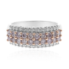 Anello in oro con Diamante Rosa SI (CIRARI)