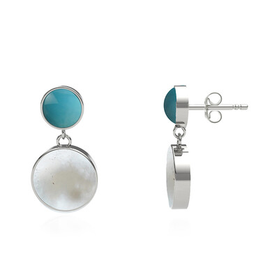Orecchini in argento con Madreperla