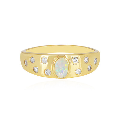 Anello in argento con Opale di Welo