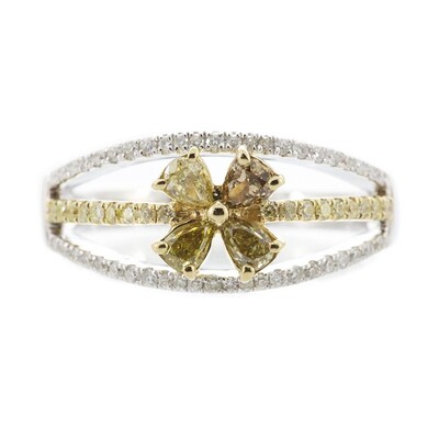 Anello in oro con Diamante Fancy SI2 (CIRARI)