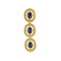 Ciondolo in argento con Zaffiro Stellato Blu