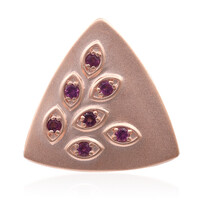 Ciondolo in argento con Rodolite