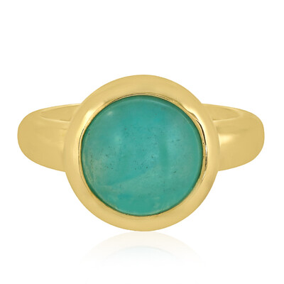 Anello in argento con Amazzonite (MONOSONO COLLECTION)