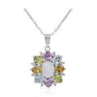Collana in argento con Opale di Welo