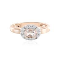 Anello in argento con Morganite