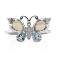 Anello in argento con Opale di Welo