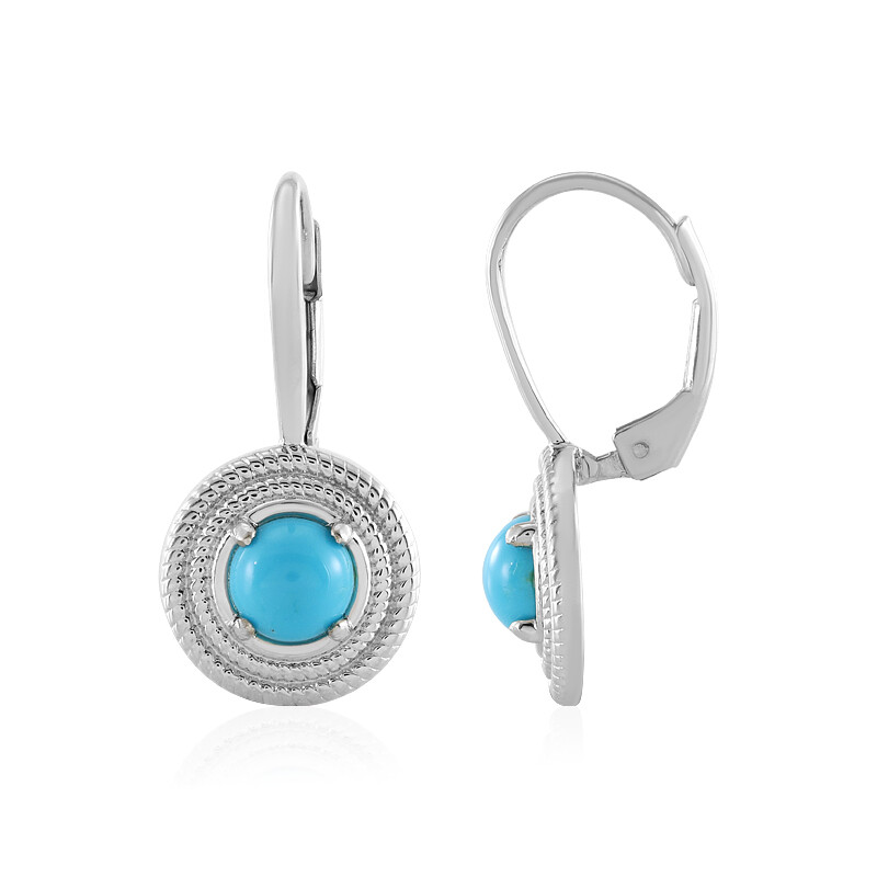 Grande pendente con turchese naturale - Tibet Milano