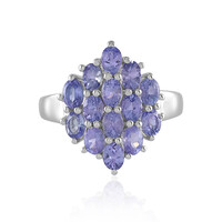 Anello in argento con Tanzanite