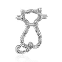 Ciondolo in argento con Diamante I2 (I)