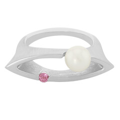 Anello in argento con Perla Akoya