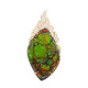 Ciondolo in oro con Ammolite (de Melo)