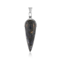Ciondolo in argento con Pietersite (Bali Barong)