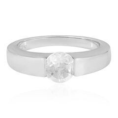 Anello in argento con Quarzo Bianco
