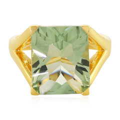 Anello in argento con Ametista Verde