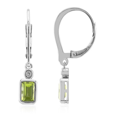 Orecchini in argento con Peridoto