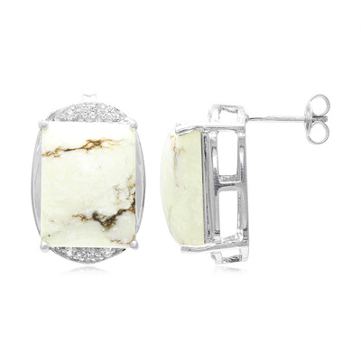 Orecchini in argento con Magnesite
