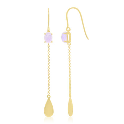 Orecchini in argento con Giada Lavanda