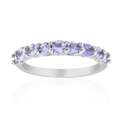 Anello in argento con Tanzanite
