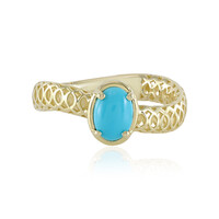 Anello in oro con Turchese Sleeping Beauty (Ornaments by de Melo)