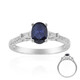 Anello in oro con Zaffiro Ceylon Blu (CIRARI)