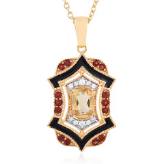 Collana in argento con Citrino
