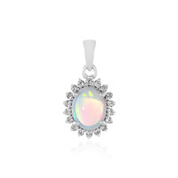 Ciondolo in argento con Opale di Welo