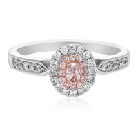Anello in oro con Diamante Rosa I1 (CIRARI)