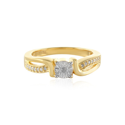 Anello in argento con Diamante I3 (H)