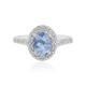 Anello in argento con Fluorite Cangiante