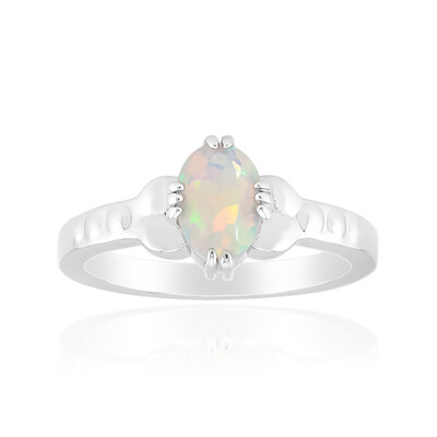 Anello in argento con Opale di Welo