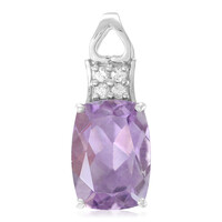 Ciondolo in argento con Fluorite Spagnola Rosa
