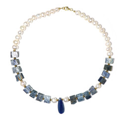 Collana in argento con Cianite