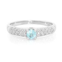 Anello in argento con Apatite Blu