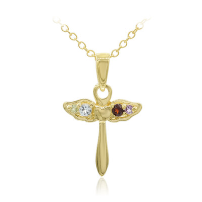 Collana in argento con Topazio Blu Cielo