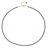 Collana in argento con Granato Mozambico