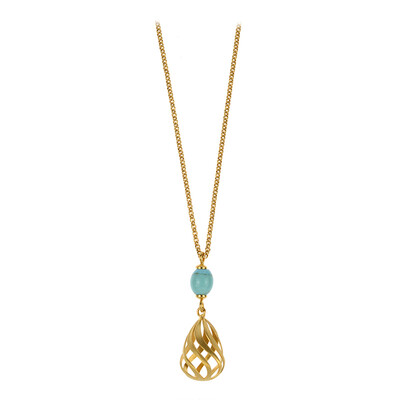 Collana in argento con Turchese (dagen)