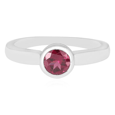 Anello in argento con Rodolite