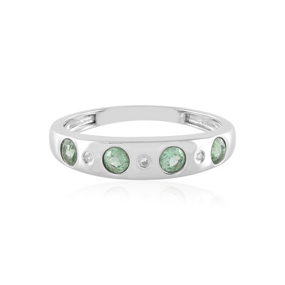 Anello in argento con Cianite Menta