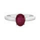 Anello in argento con Rubino del Madagascar