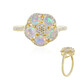 Anello in argento con Opale di Welo