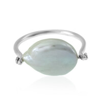 Anello in argento con Perla di Acqua Dolce