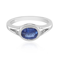Anello in argento con Cianite del Nepal