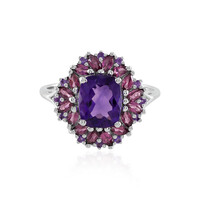 Anello in argento con Ametista