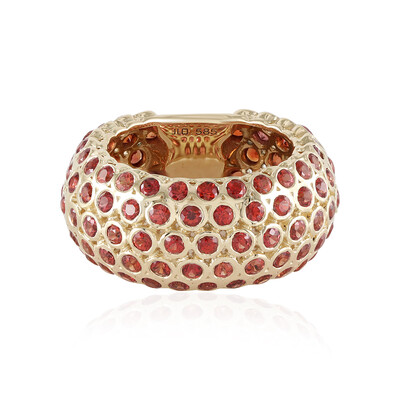 Anello in oro con Rubino Tanzania (de Melo)