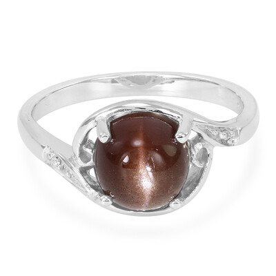 Anello in argento con Scapolite Occhio di Gatto