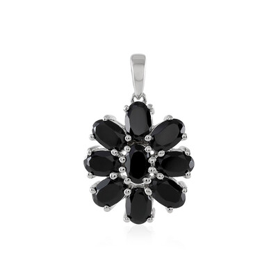 Ciondolo in argento con Spinello Nero