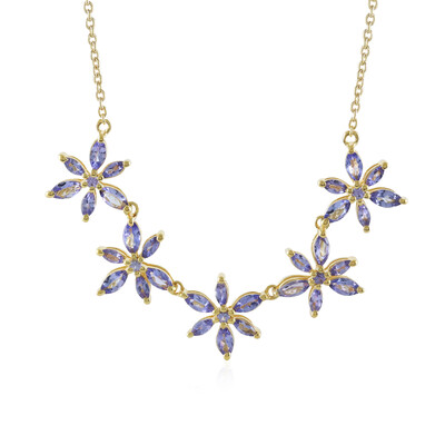 Collana in argento con Tanzanite