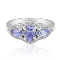Anello in argento con Tanzanite