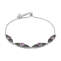 Bracciale in argento con Ametista